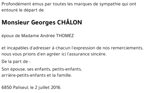 Georges CHÂLON