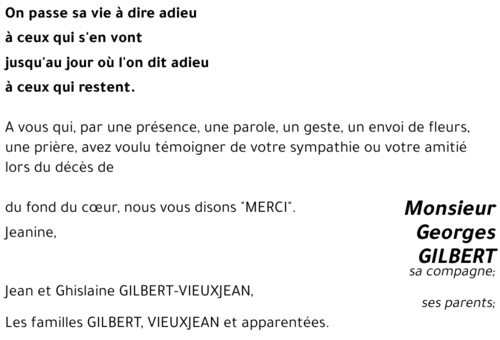 Georges GILBERT