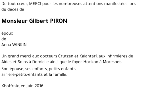 Gilbert PIRON