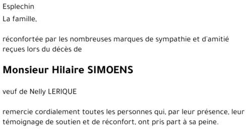 Hilaire SIMOENS