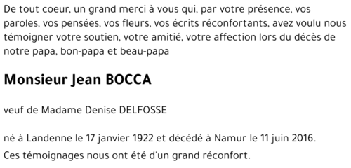 Jean BOCCA