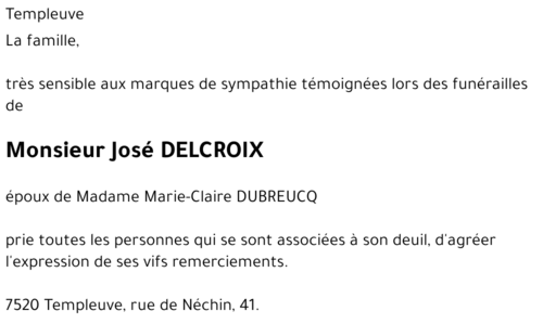 José DELCROIX