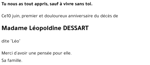Léopoldine DESSART