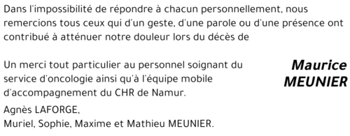 Maurice MEUNIER