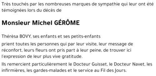 Michel GÉRÔME