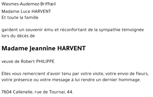 ruJeannine HARVENT
