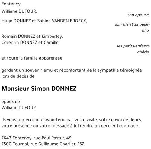 Simon DONNEZ
