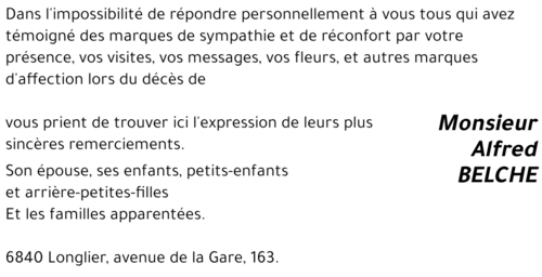 Alfred BELCHE