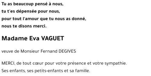 Eva VAGUET