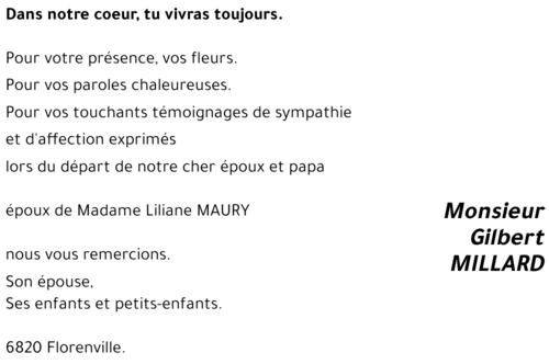 Gilbert MILLARD
