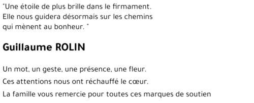Guillaume ROLIN