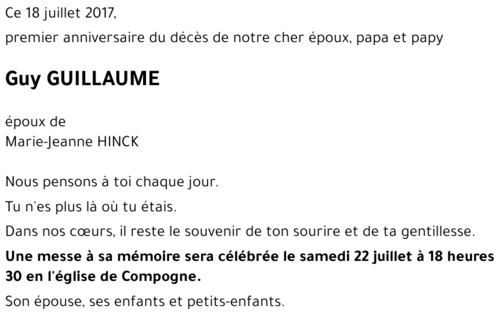 Guy GUILLAUME
