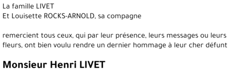 Henri LIVET