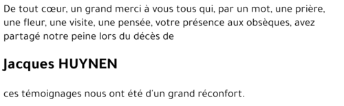 Jacques HUYNEN