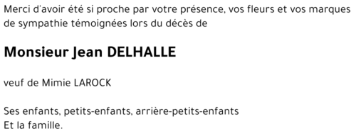 Jean DELHALLE