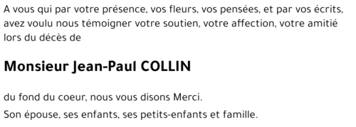 Jean-Paul COLLIN