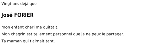 José FORIER