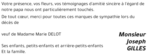 Joseph GILLES