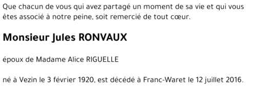 Jules RONVAUX