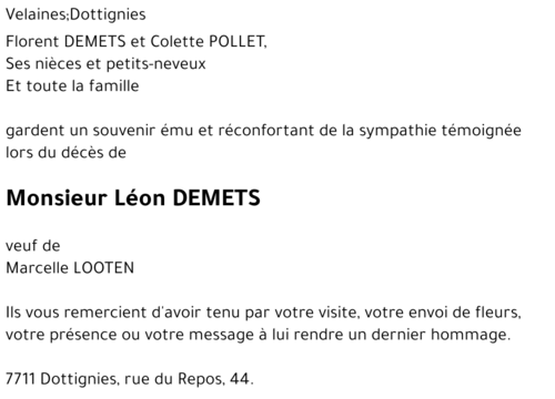 Léon DEMETS