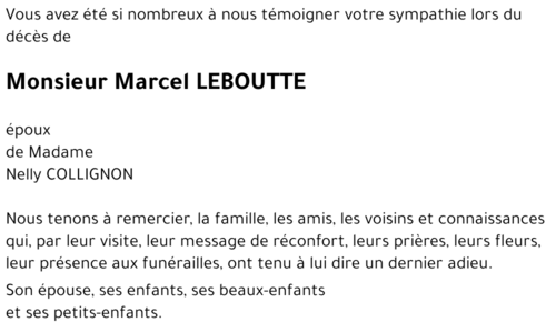 Marcel LEBOUTTE