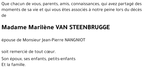 Marilène Van Steenbrugge