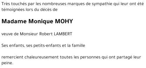 Monique MOHY