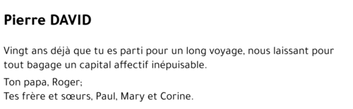 Pierre DAVID