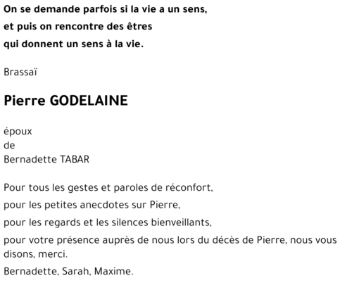 Pierre GODELAINE