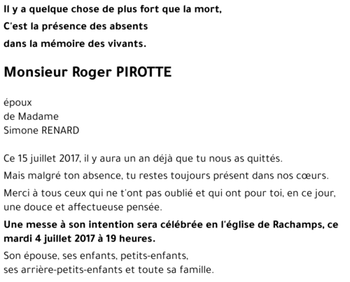 Roger PIROTTE