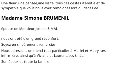 Simone BRUMENIL