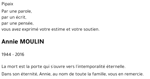 Annie Moulin