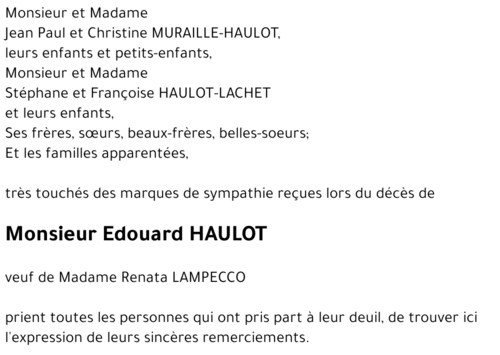 Edouard HAULOT