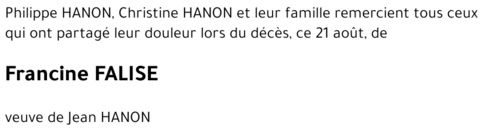 Francine FALISE