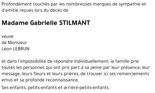 Gabrielle STILMANT