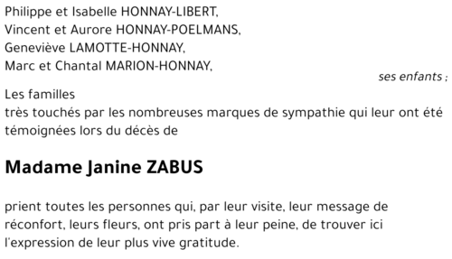 Janine ZABUS
