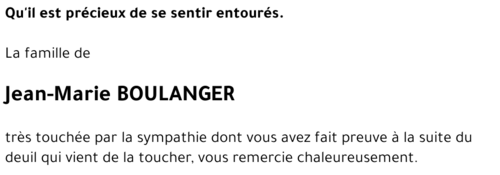 Jean-Marie BOULANGER