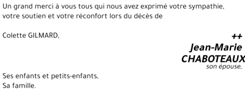 Jean-Marie CHABOTEAUX