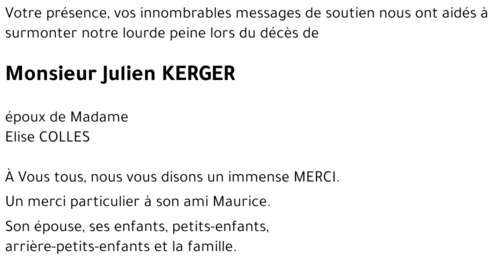 Julien KERGER