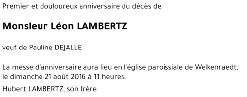 Léonard Lambertz