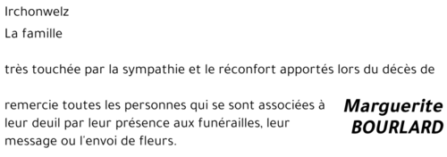 Marguerite BOURLARD