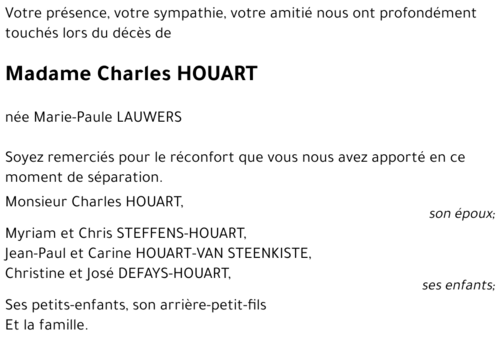 Marie-Paule LAUWERS