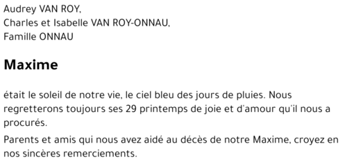  Maxime