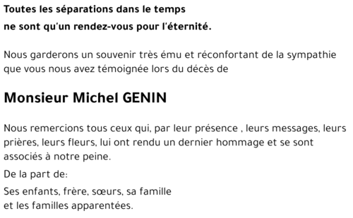 Michel GENIN