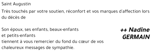Nadine GERMAIN