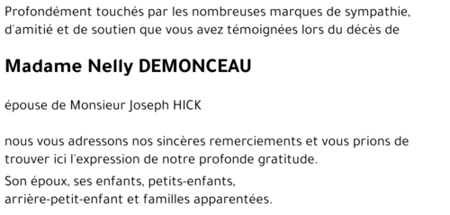 Nelly DEMONCEAU
