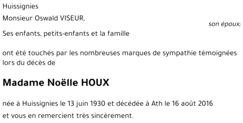 Noëlle HOUX