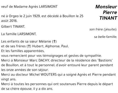 Pierre TINANT