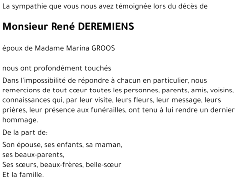 René DEREMIENS