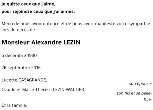 Alexandre LEZIN